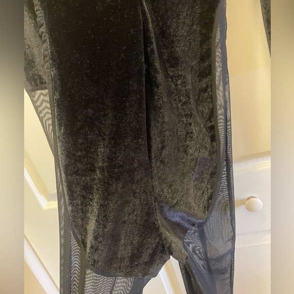 Velvet Mesh JumpSuit- Black- Women’s Small - Picture 8 of 11